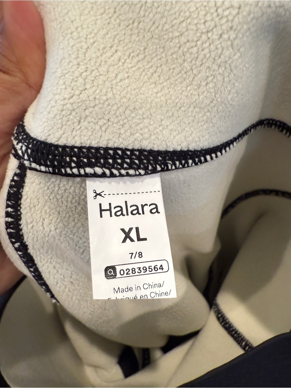 Halara UltraSculpt Fleece Lined High Waisted Tummy Control Shaping Yoga Pants XL - Picture 8 of 13
